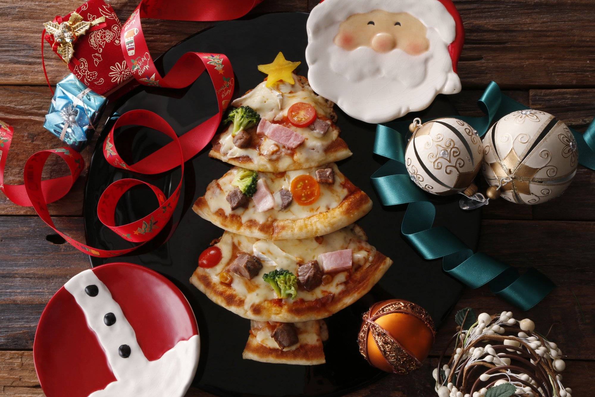 Christmas pizza Christmas pizza