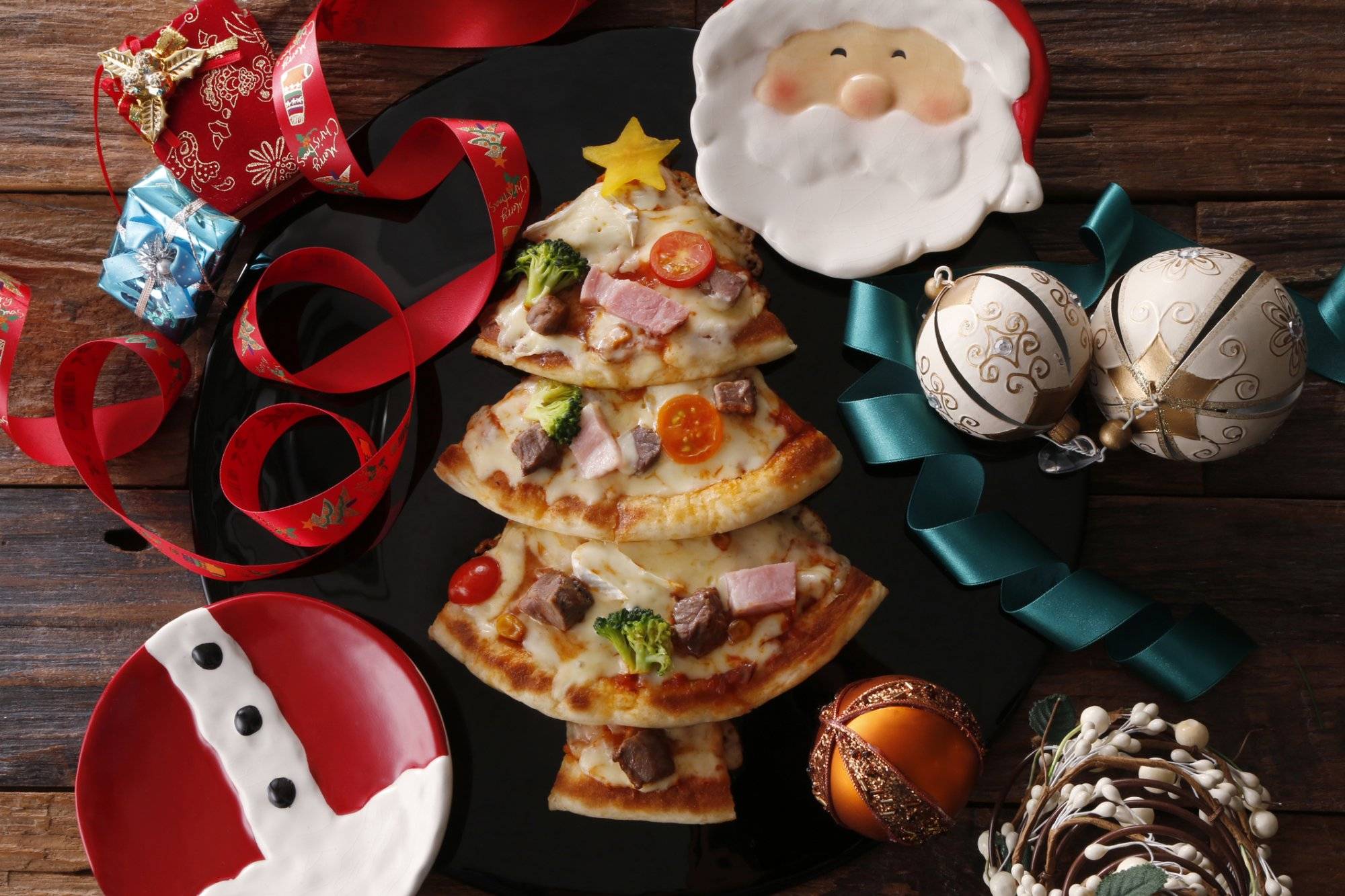 Christmas pizza