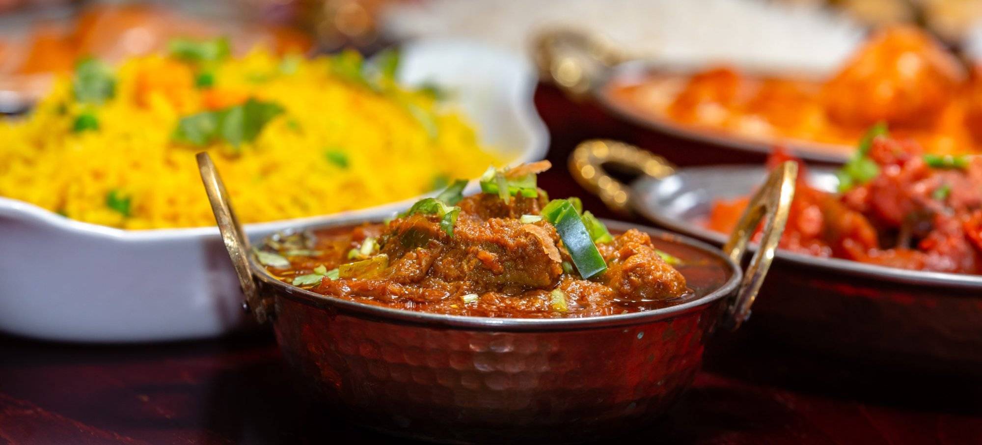 Indian food Chicken tikka or Taandori Chicken on wooden background