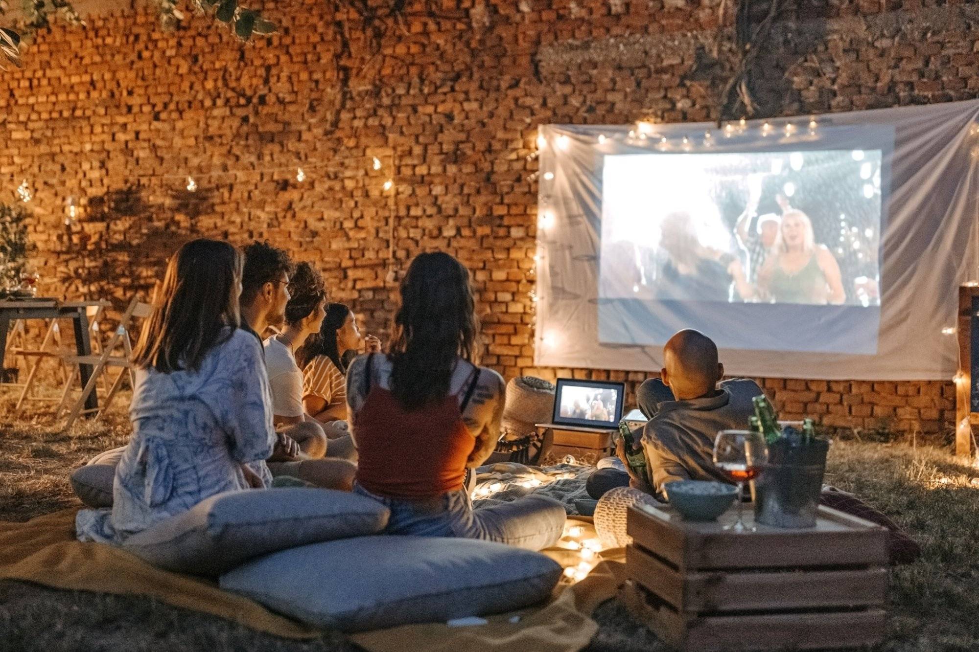 Watching our favourite movie Watching our favourite movie